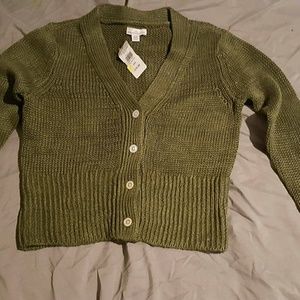 L.L. Bean %100 Linen cardigan NEW w/tags sz XXS